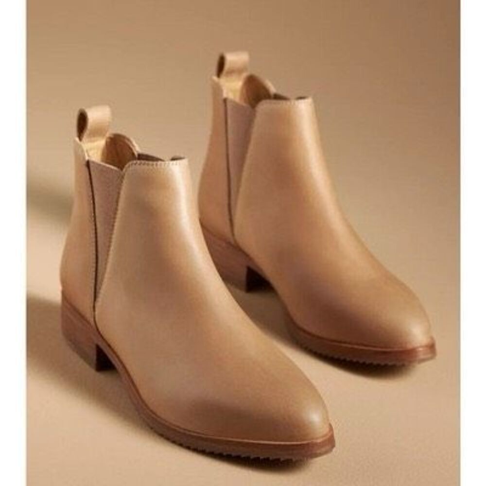 Anthropologie Nisolo Leather Eva Everyday Slip-On Chelsea Boots Shoes